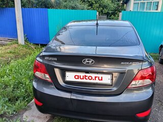 2012 Hyundai Solaris I, чёрный, 360000 рублей, вид 1