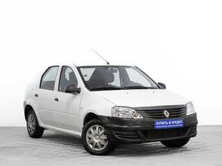 2014 Renault Logan I Рестайлинг, белый, 399000 рублей, вид 1