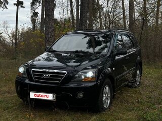 2008 Kia Sorento I Рестайлинг, чёрный, 870000 рублей, вид 1