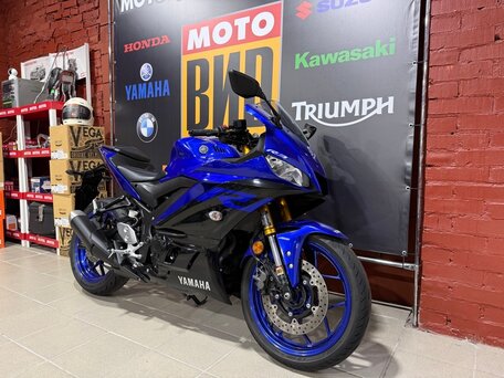 2019 Yamaha YZF-R3, синий, 570000 рублей, вид 1