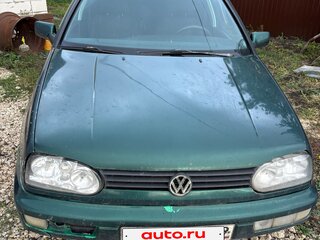 1995 Volkswagen Golf III, зелёный, 120000 рублей, вид 1