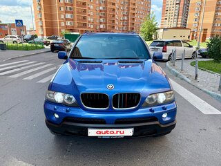 2003 BMW X5 3.0i I (E53) Рестайлинг, синий, 845000 рублей, вид 2