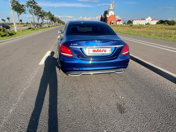 2014 Mercedes-Benz C-Класс 180 IV (W205), синий, 1500000 рублей - вид 9
