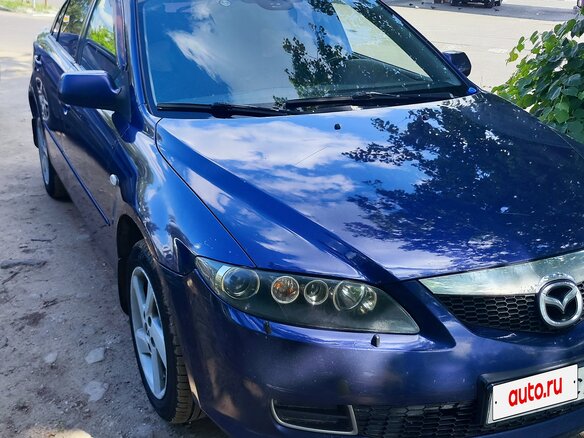 2005 Mazda 6 I (GG) Рестайлинг, синий