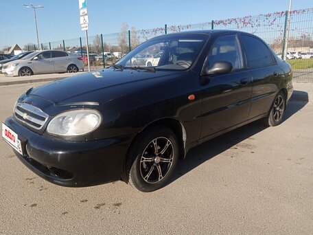 2008 Chevrolet Lanos I, чёрный, 140000 рублей, вид 3
