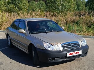 2005 Hyundai Sonata ТагАЗ IV (EF) Рестайлинг, бежевый, 500000 рублей, вид 2