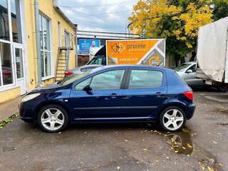 2007 Peugeot 307 I Рестайлинг, синий, 395000 рублей, вид 4