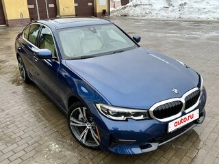 2021 BMW 3 серии 330i VII (G2x), синий, 3400000 рублей, вид 3