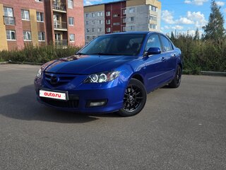 2007 Mazda 3 I (BK) Рестайлинг, синий, 400000 рублей, вид 2