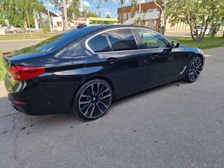 2019 BMW 5 серии 520d xDrive VII (G30/G31/G38), чёрный, 3250000 рублей, вид 5