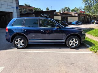 2004 Volkswagen Touareg I, синий, 800000 рублей, вид 4