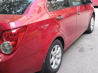 2012 Chevrolet Aveo II, красный, 650000 рублей, вид 3