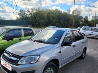 2016 Lada (ВАЗ) Granta I, серебристый, 270000 рублей, вид 1
