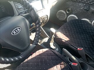 2007 Kia Rio II, чёрный, 370000 рублей, вид 5