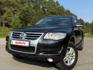 2008 Volkswagen Touareg I Рестайлинг, чёрный, 950000 рублей, вид 1