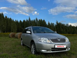 2001 Toyota Corolla Fielder IX (E120, E130), серебристый, 450000 рублей, вид 1