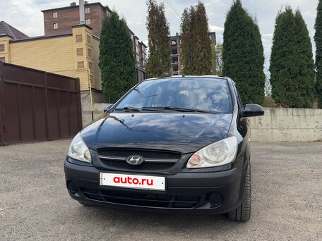 2010 Hyundai Getz I Рестайлинг, чёрный, 515000 рублей, вид 1