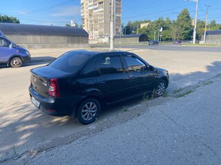 2011 Renault Logan I Рестайлинг, чёрный, 370000 рублей, вид 1