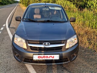 2014 Lada (ВАЗ) Granta I, серый, 365000 рублей, вид 1