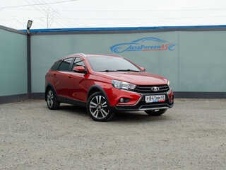 2019 Lada (ВАЗ) Vesta SW Cross I, красный, 1089000 рублей, вид 3