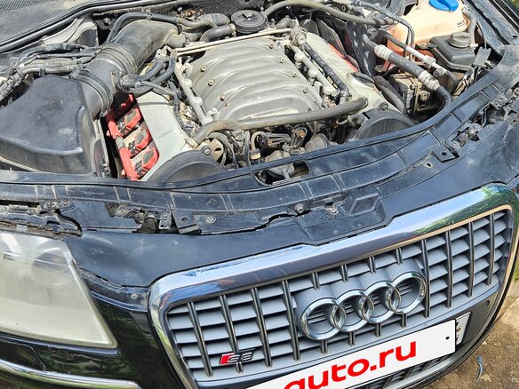 2004 Audi A8 Long II (D3), чёрный - вид 5