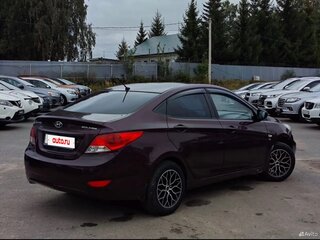2012 Hyundai Solaris I, фиолетовый, 649000 рублей, вид 2