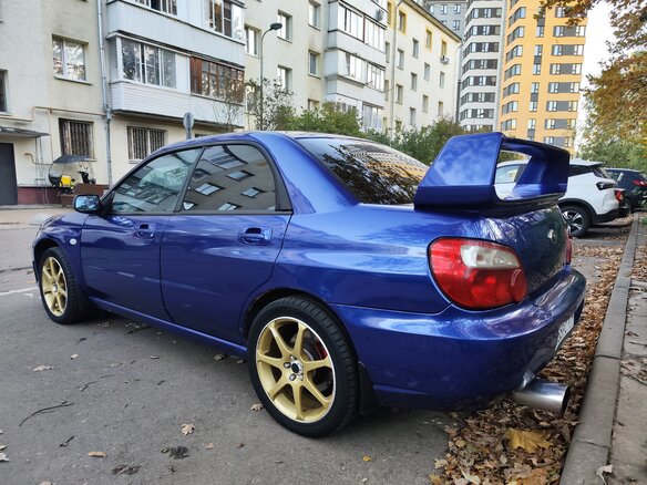 2006 Subaru Impreza II Рестайлинг 2, синий, 800000 рублей - вид 5