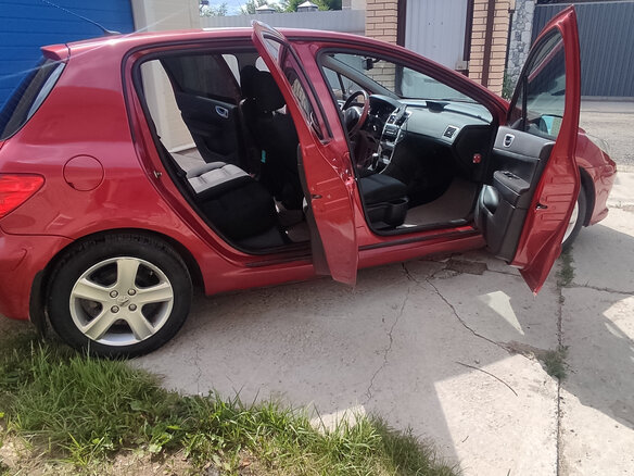2007 Peugeot 307 I Рестайлинг, красный, 450000 рублей - вид 12