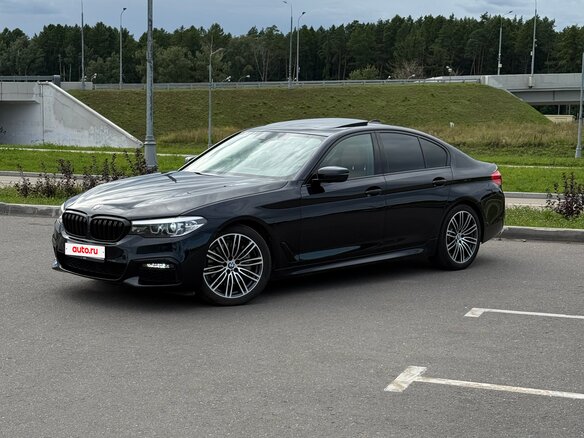 2020 BMW 5 серии 540i xDrive VII (G30/G31/G38), чёрный