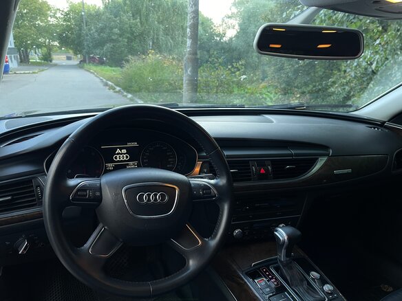 2013 Audi A6 IV (C7), чёрный, 1350000 рублей - вид 6