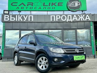 2012 Volkswagen Tiguan I Рестайлинг, синий, 1399000 рублей, вид 1