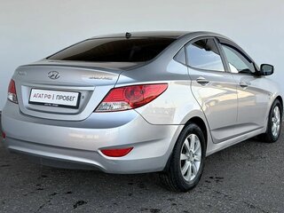 2012 Hyundai Solaris I, серебристый, 610000 рублей, вид 5