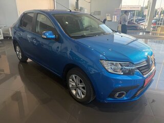 2018 Renault Logan II Рестайлинг, синий, 859000 рублей, вид 3
