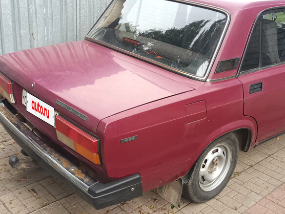 2004 Lada (ВАЗ) 2107, красный, 120000 рублей - вид 9