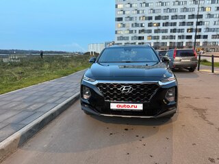 2019 Hyundai Santa Fe IV, чёрный, 3050000 рублей, вид 2