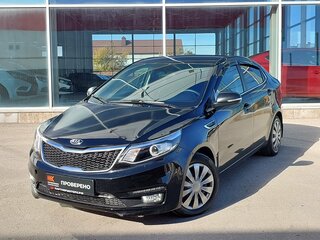 2016 Kia Rio III Рестайлинг, чёрный, 979000 рублей, вид 1