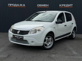 2012 Renault Sandero I, белый, 410000 рублей, вид 5