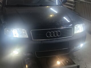 2002 Audi A6 II (C5) Рестайлинг, синий, 500000 рублей, вид 2
