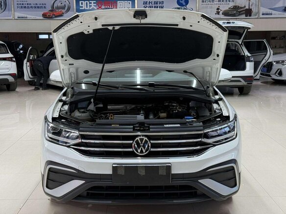 2022 Volkswagen Tiguan II Рестайлинг, белый - вид 21