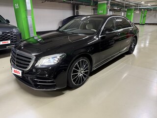 2018 Mercedes-Benz S-Класс 350 d Long VI (W222, C217) Рестайлинг, чёрный, 3900000 рублей, вид 1