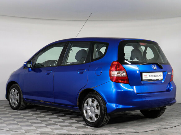 2007 Honda Jazz I Рестайлинг, синий - вид 3