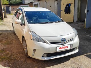 2013 Toyota Prius Alpha I (ZVW40/41), белый, 1225000 рублей, вид 1