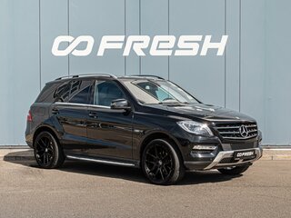 2012 Mercedes-Benz M-Класс 350 CDI III (W166), чёрный, 2425000 рублей, вид 1