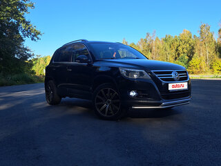 2009 Volkswagen Tiguan I, чёрный, 1200000 рублей, вид 4