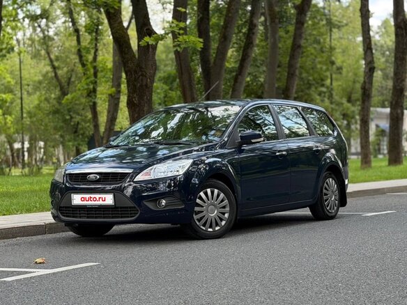 2008 Ford Focus II Рестайлинг, синий