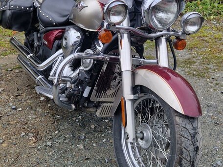 2009 Kawasaki VN900 Vulcan, красный, 520000 рублей, вид 1