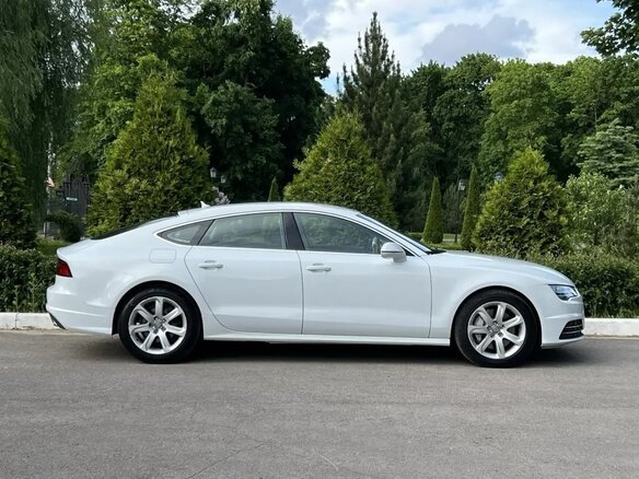 2014 Audi A7 I (4G) Рестайлинг, белый, 2340000 рублей - вид 6