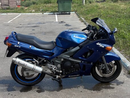 2004 Kawasaki ZZR 600, синий, 250000 рублей, вид 3