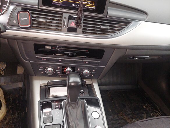 2015 Audi A6 IV (C7) Рестайлинг, синий, 1500000 рублей - вид 8