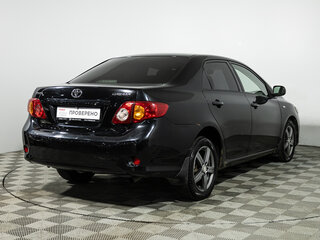 2008 Toyota Corolla X (E140, E150), чёрный, 619585 рублей, вид 5